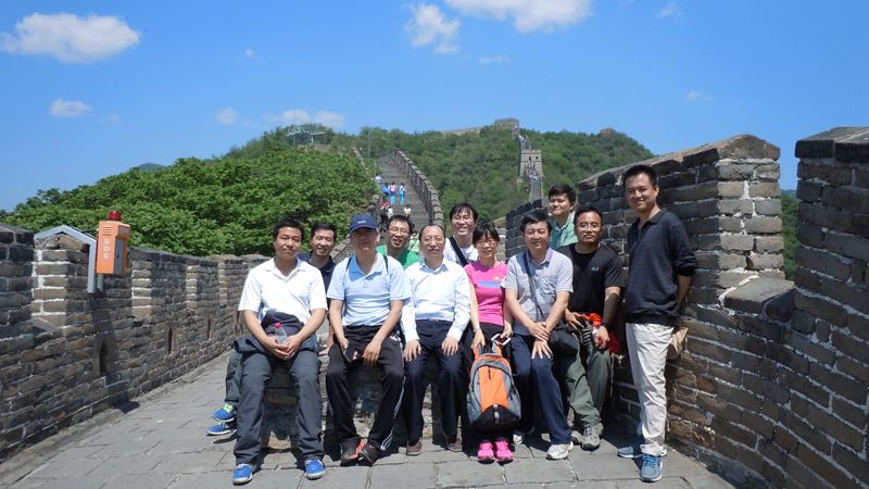 八达岭合影留念